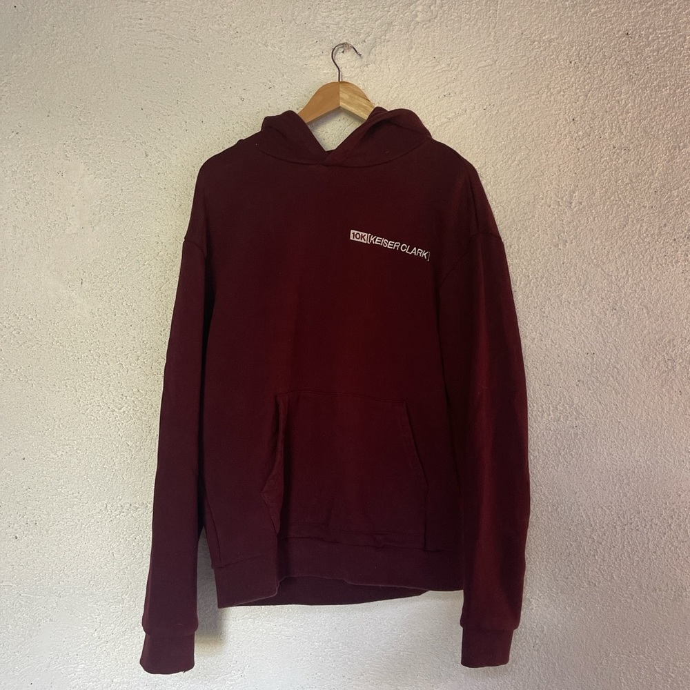 Keiser Clark burgundy hoodie